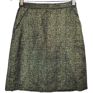 Tucker for Target Sparkly Gold & Navy Pencil Skirt Size 5